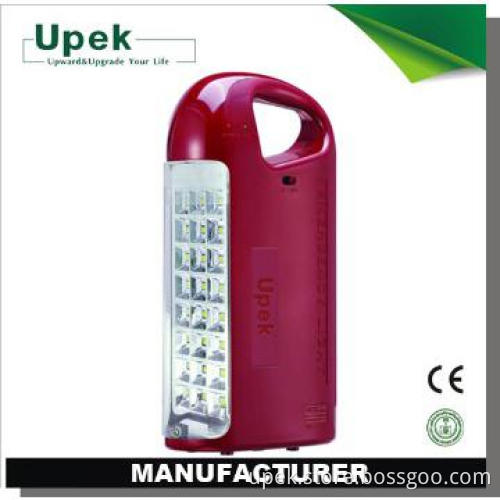 Rechargeable emergency lighting battery powered light bulb
